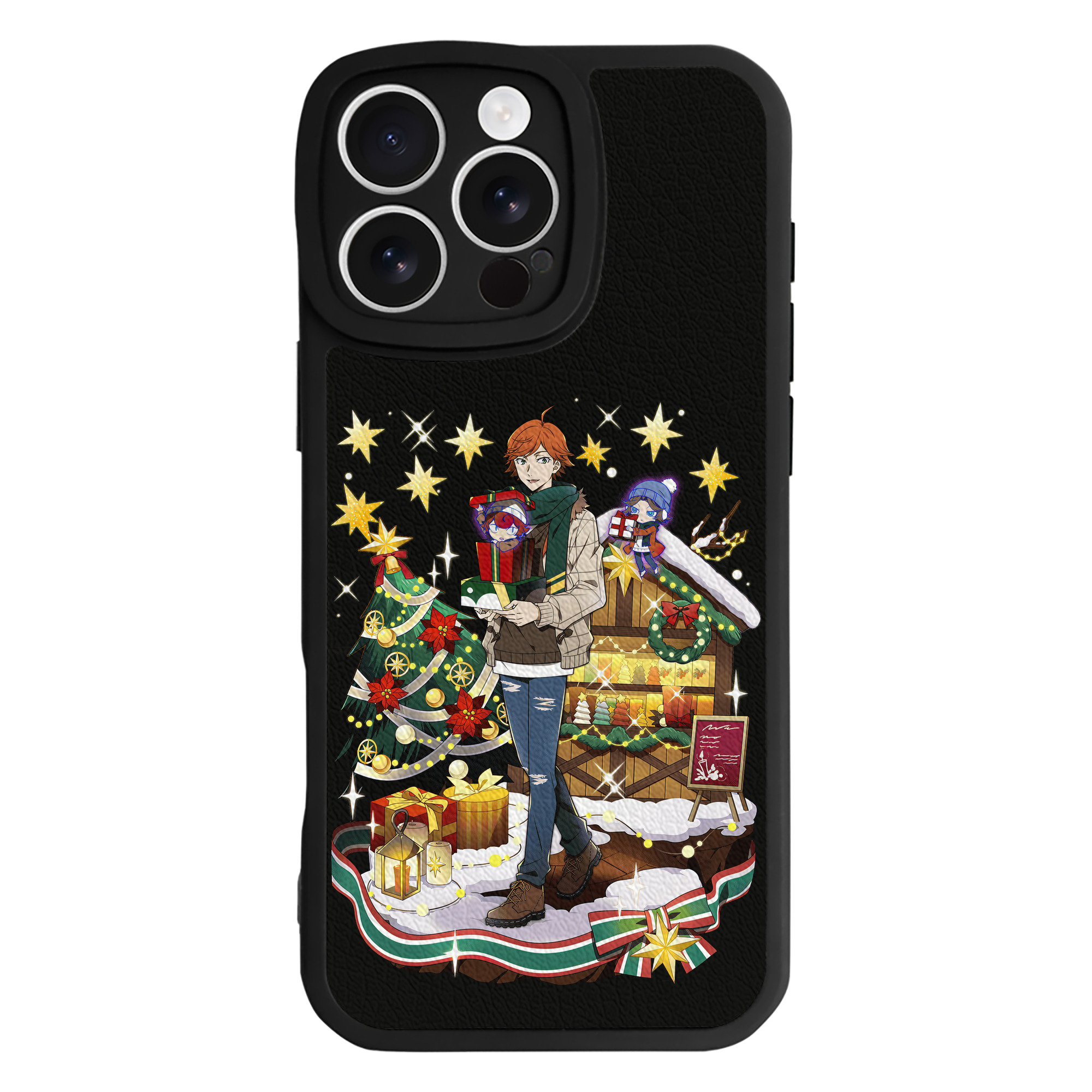 （画像用） 文豪ストレイドッグス Bungo Stray Dogs 【iPhone 16シリーズ対応】シリコンスマホケース（レザー調） 材質：シリコン